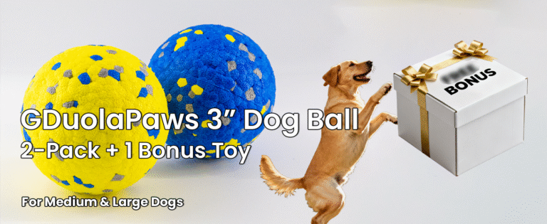 3" Dog Ball for Medium Large Dogs